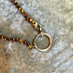 Vintage Chic Brown Beaded Necklace